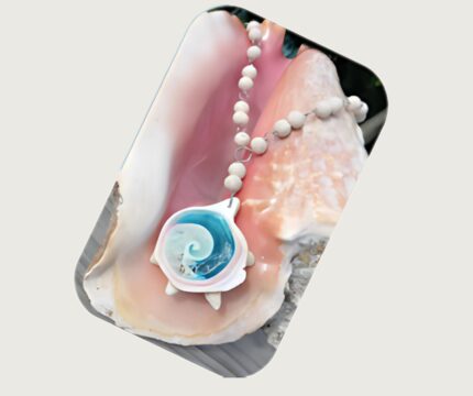 SHELL & SAND OCEAN NECKLACE - Jewelry